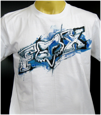 เสื้อยืด skateboards ฟ๊อกซ์ Fox Size M ลายสวย FJ28 เสื้อ สเก็ต skate famous obey Vans รูปที่ 5