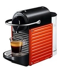 (ขาย) เครื่องทำกาแฟ Nespresso Pixie สีส้มแดง + Discovery Box + กล่องไม้ ของใหม่ 100% จากยุโรป