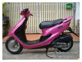 รถป็อป Honda DIO ZX สตาร์ทมือสีชมพูหวานๆ