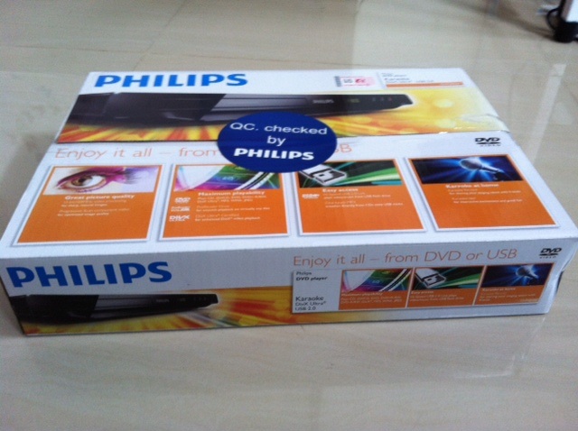 เครื่องเล่น dvd philips มีคาราโอเกะ ดูหนังฟังเพลงจากUSBใหม่ 100% แท้ ดี มีรับประกัน รูปที่ 6