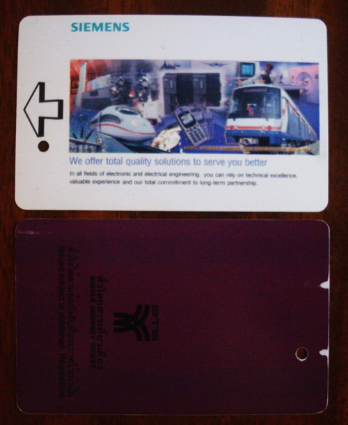 บัตรรถไฟฟ้าBTS (ชุดแรกของประเทศ) น่าสะสม รูปที่ 1