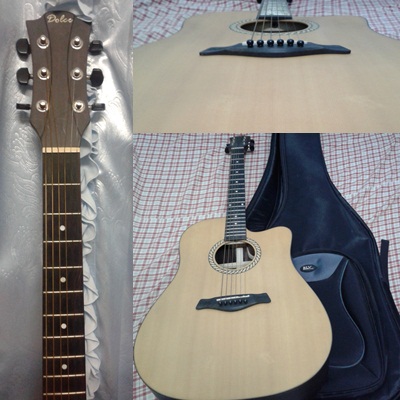 ขายกีตาร์โปรงไฟฟ้า ยี่ห้อ Dolce TS-1E ไม้ด้านหลัง ด้านข้างเป็นไม้ Rosewood สภาพดีมากๆ เกือบ 100% สินค้าไม่มีตำหนิเลย รูปที่ 4