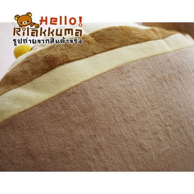 sell หมอนหน้าหมี Rilakkuma ในชุดผึ้งน้อยสีฟ้า หมอนน่ารัก รูปที่ 6