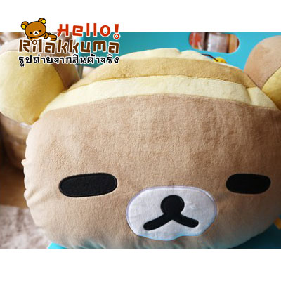 sell หมอนหน้าหมี Rilakkuma ในชุดผึ้งน้อยสีฟ้า หมอนน่ารัก รูปที่ 5