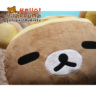 sell หมอนหน้าหมี Rilakkuma ในชุดผึ้งน้อยสีฟ้า หมอนน่ารัก รูปที่ 7