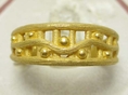 แหวนทอง goldmaster 24k ลายคลื่น นน. 6.81 g