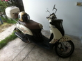 ขายด่วน!!!   YAMAHA  FINO สีครีม-น้ำตาล วิ่ง 7797 km. พร้อมกล่องใส่ของ+หมวก