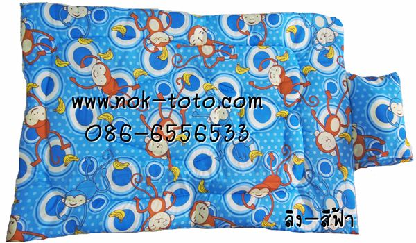 ที่นอนเด็กอนุบาลผ้า Polyester100% ลายน่ารัก(ใย200g)Size 30x42'' ---บาง  รูปที่ 2