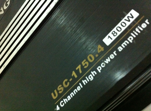 เพาเวอร์แอมป์ 4แชนแนล ยี่ห้อ us cushing รุ่น usc-1750.4  รูปที่ 5
