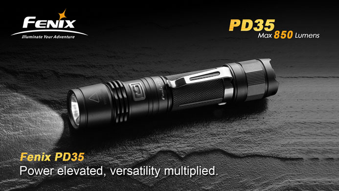 ตัวแทนจำหน่ายไฟฉาย Fenix PD35 XM-L U2 LED Max 850 Lumens เพียง 2,205 บาท รูปที่ 1