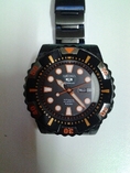 ขาย seiko ตัวเรือนดำ แบบออโต้ สปอร์ดำน้ำ สภาพ 85% ขายไม่แพง