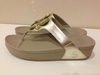 รูปย่อ ขายรองเท้า Fitflop Lunetta Gold เบอร์ 6 (เทียบได้กับ 39) มือสอง ของแท้ จากอังกฤษ ใส่ครั้งเดียว รูปที่2