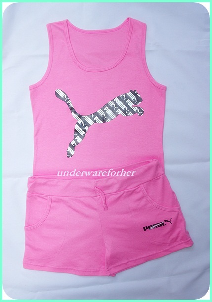 ชุด PUMAผู้หญิง สี ชมพู รูปที่ 2