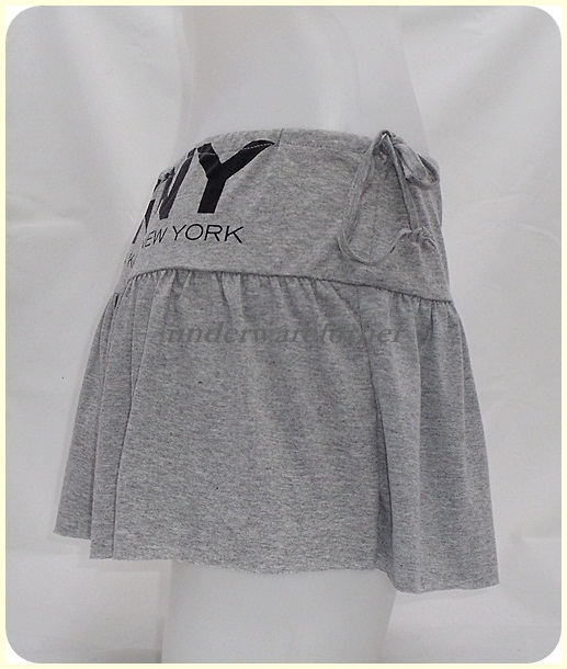 กางเกงกระโปรง DKNY สีเทา ควันบุหรี่ รูปที่ 1