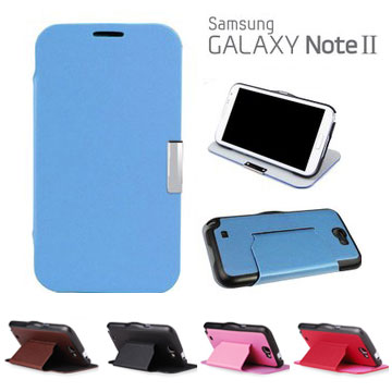 สวยมาก เคสหนังแบบเปิดข้าง Samsung Galaxy Note 2 ถูกมาก รูปที่ 1