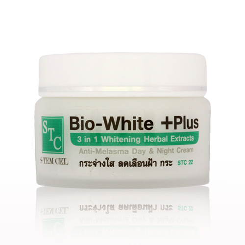Bio-White +Plus 3 in 1 Whitening Herbal Extracts ( ครีมชะเอมเทศ ) รูปที่ 1