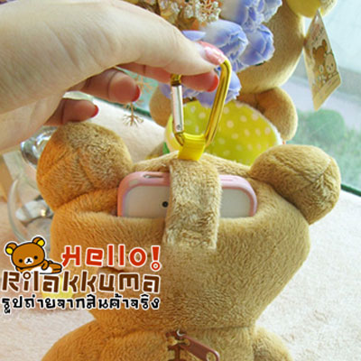 ซองมือถือ ถุงใส่มือถือ แสนน่ารัก ตุ๊กหมีริลัคคุมะ แสนน่ารัก รูปที่ 3