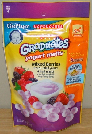 Baby Food & Snack อาหาร, ขนม, เครื่องดื่ม สำหรับเด็ก -- Gerber Wheels, Gerber Yogurt Melts, HappyBaby Puffs, HappyYogis รูปที่ 1