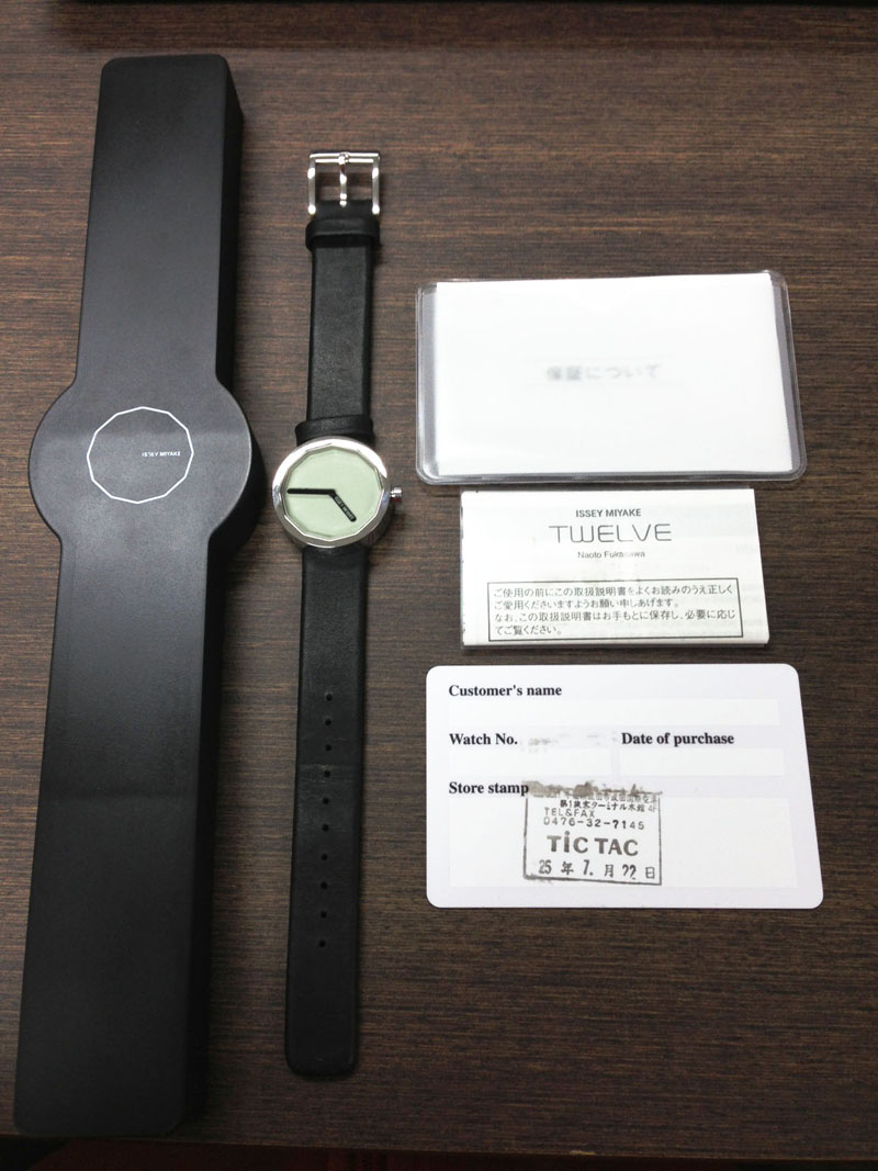 ขายนาฬิกา ISSEY MIYAKE TWELVE 365 รุ่น SILAP018 (สดใหม่ไม่เคยใช้) เพียง 11,000 บาท!! รูปที่ 1