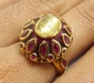 รูปย่อ แหวนไหมทอง ฝังทับทิม แบบงานสวย นน. 10.30 g รูปที่3