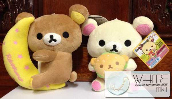 ตุ๊กตาหมี ริลัดคุมะ Rilakkuma ขนาด 7 นิ้ว Set คู่ (DOLL006) by WhiteMKT รูปที่ 1