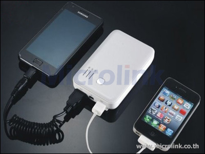 Microlink.co.th จำหน่าย Power Bank แบตเตอรี่สำรองมือถือ iPhone, iPad, smart phone, tablet พิเศษพร้อมสกรีนโลโก้ฟรี รูปที่ 1
