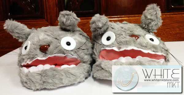 รองเท้าใส่ในบ้าน ลาย โตโตโร่ Totoro (DOLL037) by WhiteMKT รูปที่ 1