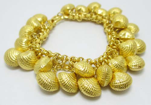 กำไล หัวบัว ไขว้ เพชร 0.32 ct. ทอง90 นน. 16.84 g รูปที่ 5