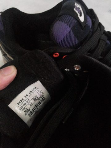 ขาย Nike Cradle Rock Low Black/Purple-Orange  Size : 44.5 รูปที่ 4