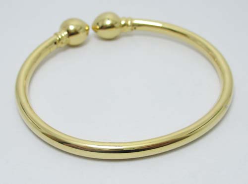 กำไล หัวบัว ไขว้ เพชร 0.32 ct. ทอง90 นน. 16.84 g รูปที่ 3