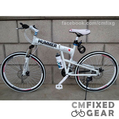 ลดกระหน่ำราคา จักรยาน Hummer สีขาว ล้อธรรมดา ถูกมาก รูปที่ 1