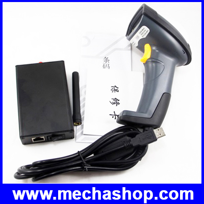 บาร์โค้ดสแกนเนอร์ เครื่องอ่านบาร์โค้ดไร้สาย HD USB Wireless Barcode Laser Scanner อ่านบาร์โค้ดยาว รับส่งข้อมูล400เมตร รูปที่ 3