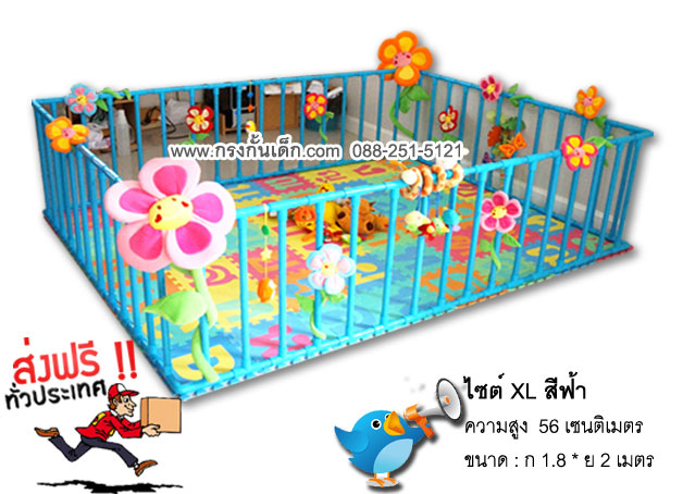 คอกกั้นเด็ก กรงกั้นเด็ก รั้วกั้นเด็ก ทำจากท่อพีวีซี ท่อpvc ที่ใช้เป็นสินค้าของท่อน้ำไทย ปลอดภัยมี มอก. ราคาประหยัด รูปที่ 6