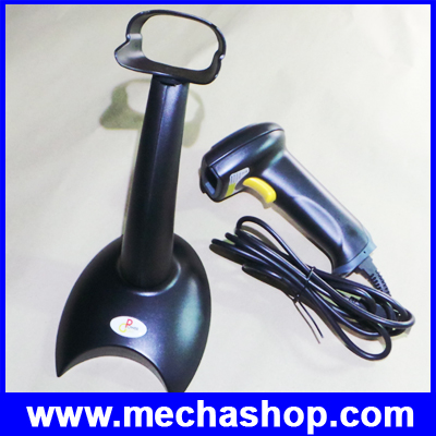 เครื่องอ่านบาร์โค้ด เครื่องสแกนบาร์โค้ด เครื่องอ่านบาร์โค้ดอัตโนมัติLaser Barcode Scanner PG-LS1308เหมาะสำหรับเคาร์เตอร์ รูปที่ 6