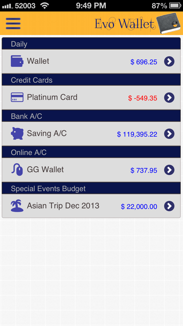 Evo Wallet แอปฯ บันทึก การเงิน รายรับจ่าย ในมือถือ ใช้งานง่าย สุดๆ รูปที่ 3