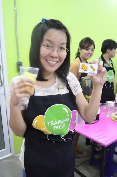 สอนทำน้ำผลไม้ปั่น วิธีทำนมสดปั่นกาแฟ เรียน สอน ทำ สมูทตี้ วิธีชงชานมไข่มุก  อบรมชาไข่มุกปั่น สังขยานมสด สูตรชาไต้หวัน รูปที่ 6