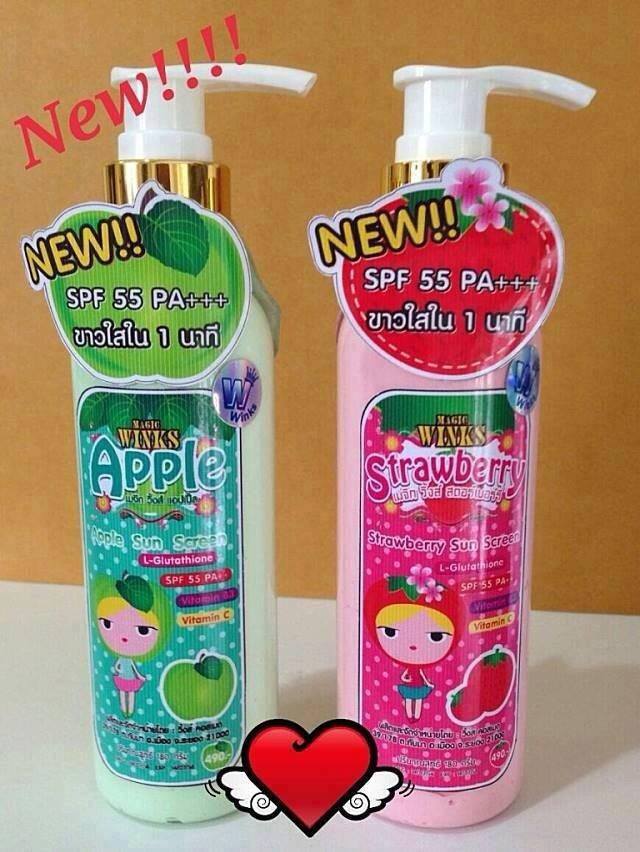 ครีม Magic Winks Apple SPF 100 PA++ เมจิก วิ้งส์  รูปที่ 1