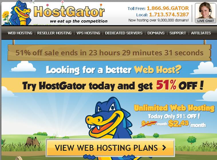 HostGator Coupon Code 2013 25% - 51% OFF All Host Plan รูปที่ 3