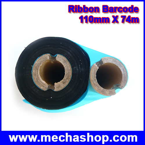 ริบบอนบาร์โค๊ด (Barcode Ribbon)WAX Ribbon 110MM X 74M หมึกสำหรับเครื่องพิมพ์บาร์โค้ด รูปที่ 3