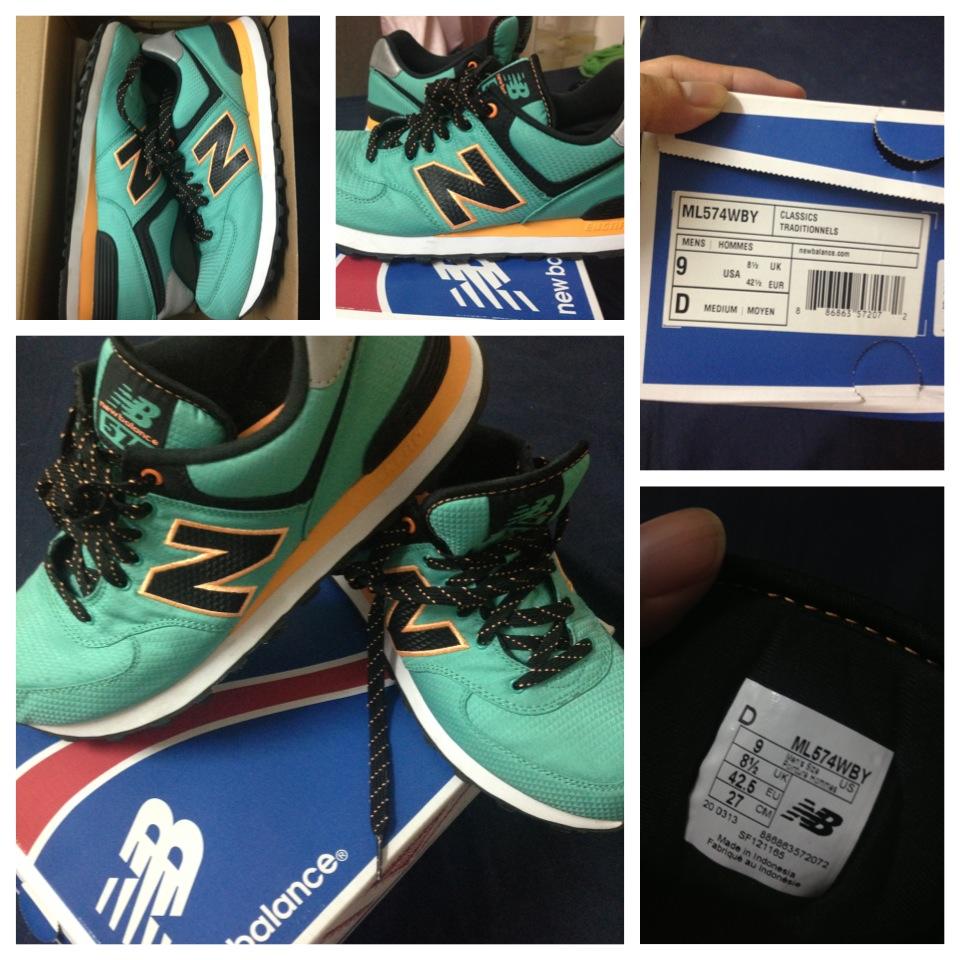 ขายรองเท้า new balance 574 ใส่ 2 ครั้ง ซื้อจาก shop เมกะบางนา ราคาในshop 3150 ต้องการขาย 2000 บาท ของแท้ 100 % ดู กล่องและเลขที่รองเท้าได้ว่าตรงกันถ้าสนใจติดต่อได้นะ รูปที่ 1