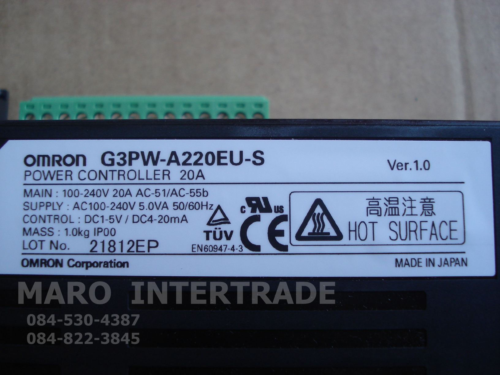 OMRON G3PW-A220 EU-S รูปที่ 2
