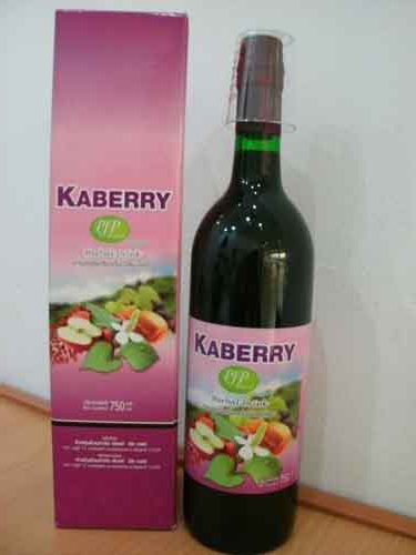 คาวตอง-พลุคาว Kaberry คาเบอร์รี่ เครื่องดื่มสมุนไพรคาวตองผสม เจียวกู่หลาน,กำลังเสือโคร่ง,เก๋ากี้.โสมตังกุย,มะระขี้นก รูปที่ 1