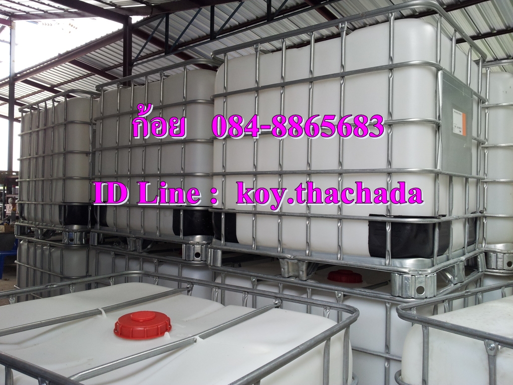 จำหน่ายถังพลาสติก ขนาด 200 ลิตร ถ้งเบ้าท์ IBC ขนาด 100 ลิตร เกรด A รูปที่ 7