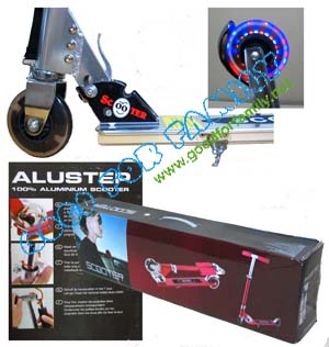 Scooter สกู้ดเตอร์ 2 ล้อ รถขาไถ อลูมิเนียม รับน้ำหนัก 80 กก. ล้อ 4 นิ้ว สายสะพาย ของเล่นเด็ก รูปที่ 7
