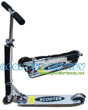 Scooter สกู้ดเตอร์ 2 ล้อ รถขาไถ อลูมิเนียม รับน้ำหนัก 80 กก. ล้อ 4 นิ้ว สายสะพาย ของเล่นเด็ก รูปที่ 6