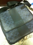 ขาย Coach Heritage Stripe Map Bag F70757 มือ 1