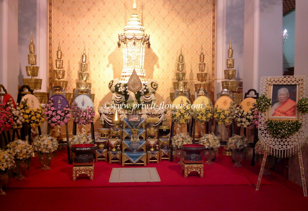 บริการจัดดอกไม้หน้าศพ โดยทีมงาน คุณไปรวิทย์ วัดตรีทศเทพ บริการทั่วไทย รูปที่ 7