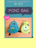 Mini bag monster university