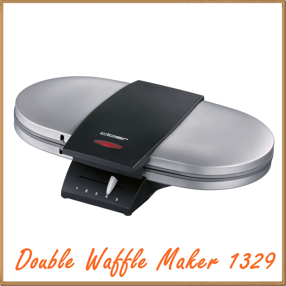 เครื่องทำวาฟเฟิล Double waffle maker 1329 รูปที่ 1