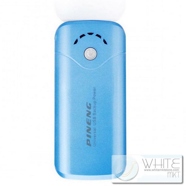 PINENG รุ่น PN-905 Series แบตสำรอง ความจุ 5,000 mAh สีฟ้า รูปที่ 1